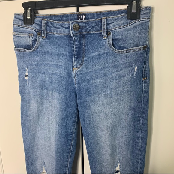 Girl’s Stretch Super Skinny Distressed Jeans - Picture 2 of 12